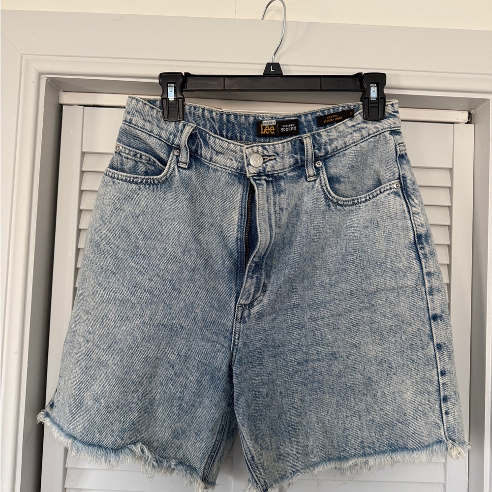 Lee Women's Light Blue Denim Shorts